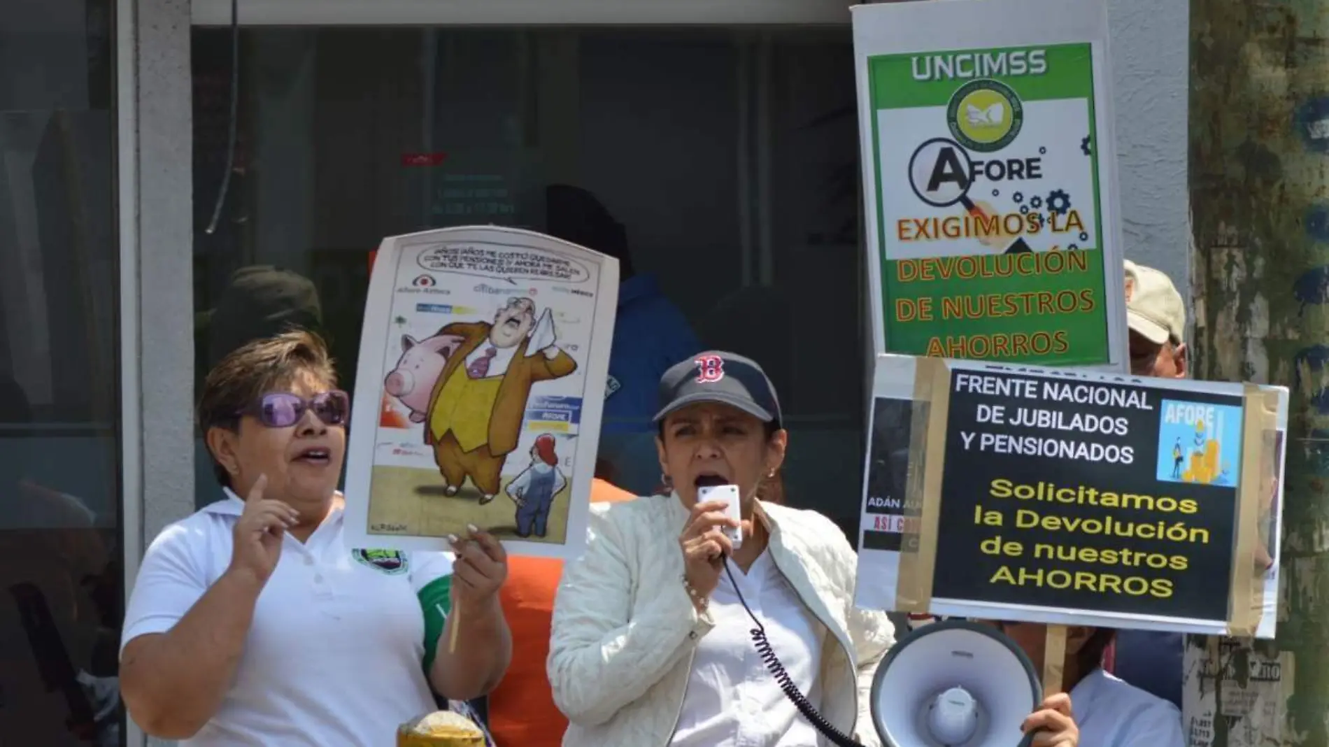 manifestación Afores